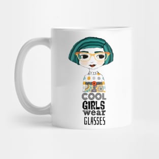 Cool Girls Wear Glasses -- Dinah Mug